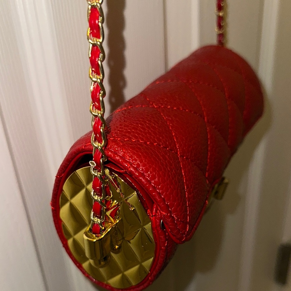 Chic Red  Clutch